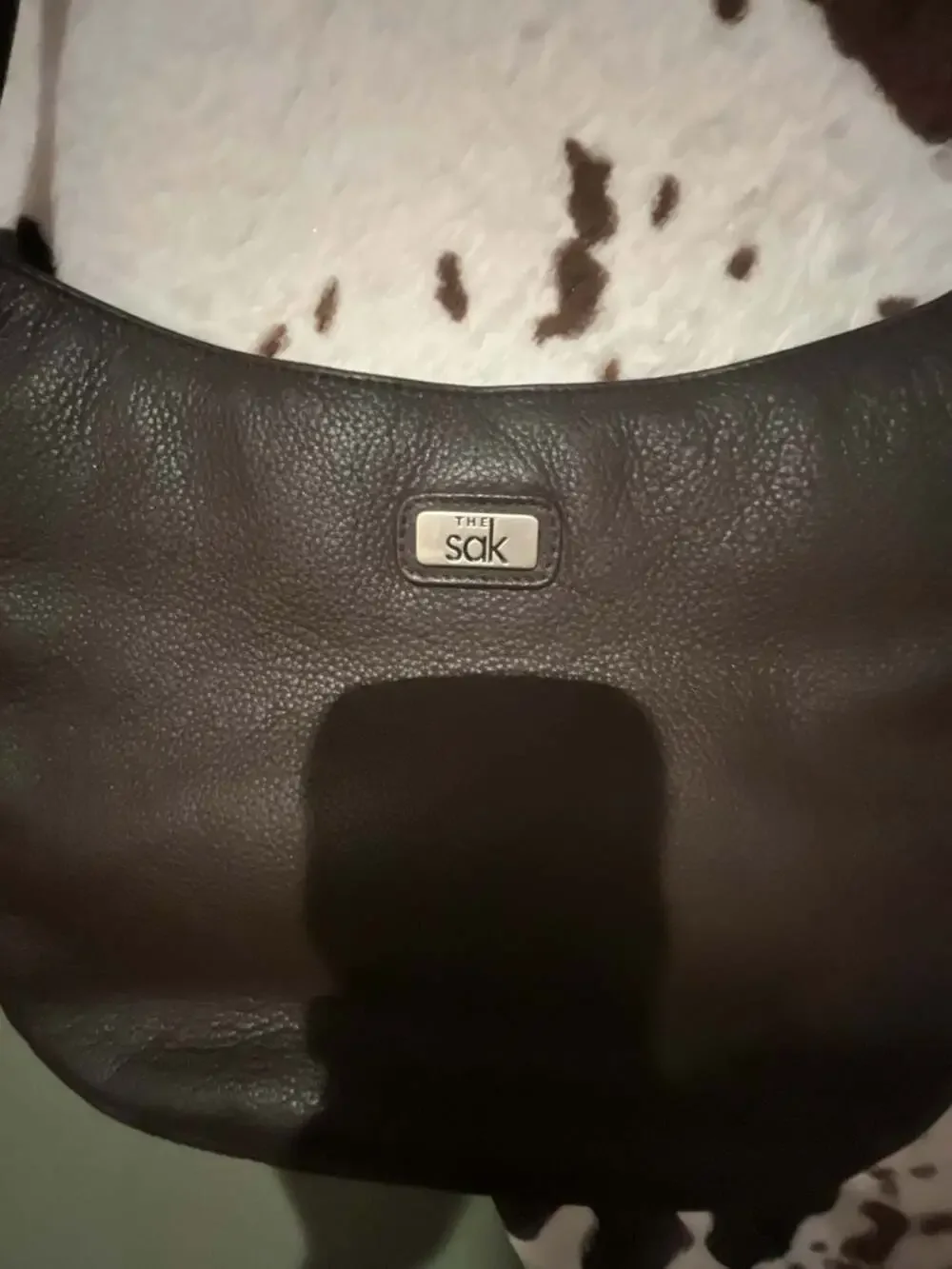 The Sak Brown Pebbled Leather Hobo Shoulder Bag